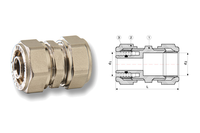 PEX Bağlantı Manşonu (16mm)